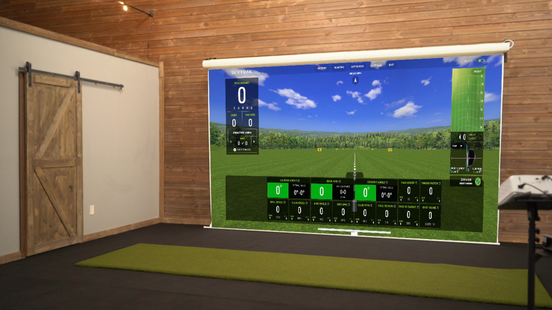 Insta-Sim retractable screen 12'